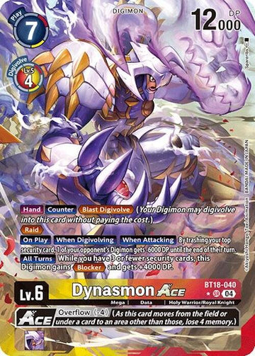 Dynasmon ACE (Alternate Art) [BT18-040] [Release Special Booster 2.0] Foil