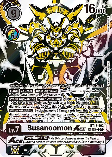 Susanoomon ACE (Textured) [BT18-102] [Release Special Booster 2.0] Foil