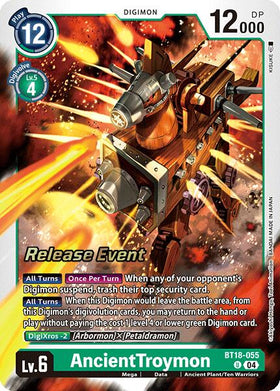 AncientTroymon [BT18-055] [Release Special Booster 2.0 Celebration Event Cards] Foil