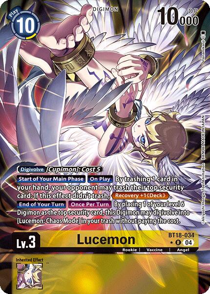 Lucemon (Alternate Art) [BT18-034] [Release Special Booster 2.0] Foil