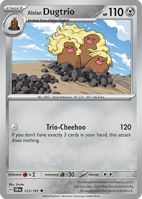 Alolan Dugtrio [123/191] [Surging Sparks]