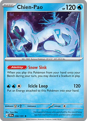 Chien-Pao [056/191] [Surging Sparks] Reverse Holofoil