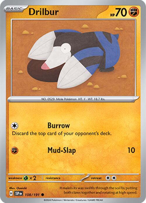 Drilbur [108/191] [Surging Sparks] Reverse Holofoil
