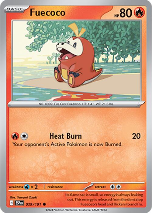 Fuecoco [029/191] [Surging Sparks] Reverse Holofoil