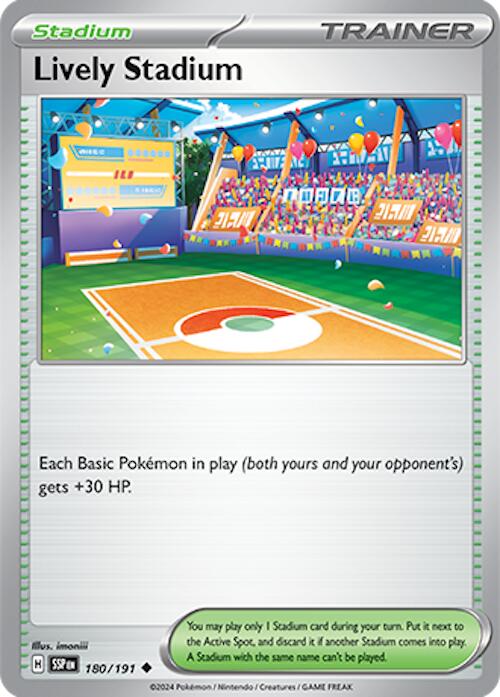 Lively Stadium [180/191] [Surging Sparks] Reverse Holofoil
