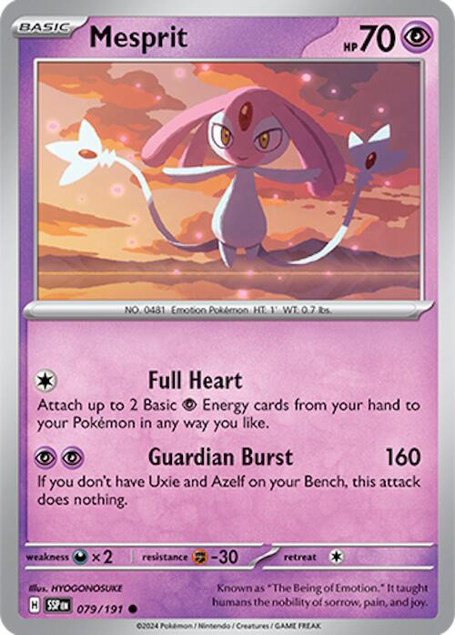 Mesprit [079/191] [Surging Sparks] Reverse Holofoil