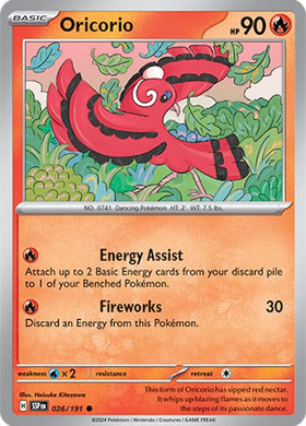 Oricorio [026/191] [Surging Sparks] Reverse Holofoil