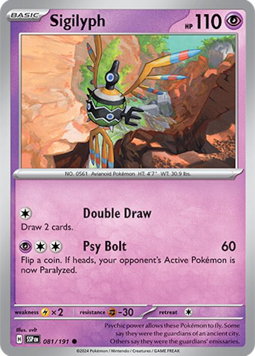 Sigilyph [081/191] [Surging Sparks] Reverse Holofoil