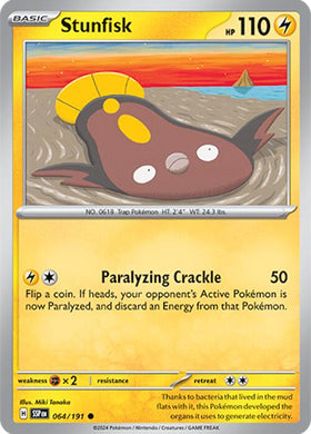 Stunfisk [064/191] [Surging Sparks] Reverse Holofoil
