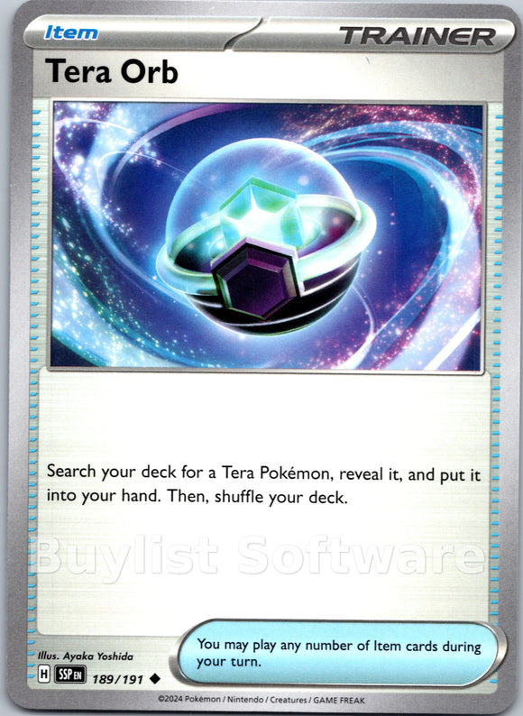 Tera Orb [189/191] [Surging Sparks]