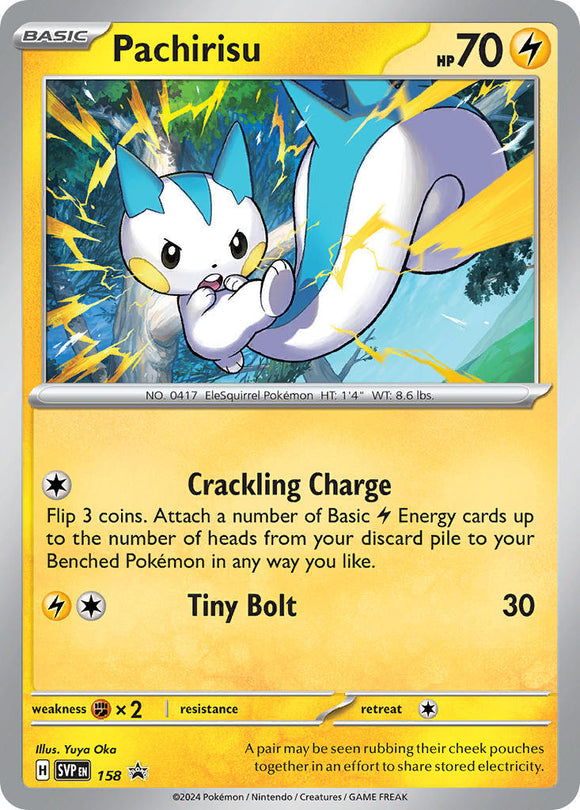 Pachirisu [158] [Scarlet & Violet Promo Cards] Holofoil
