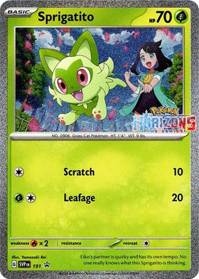 Sprigatito [191] [Scarlet & Violet Promo Cards] Holofoil