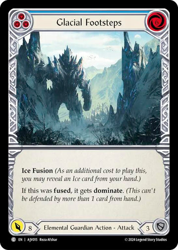 Glacial Footsteps (Blue) [AJV015] [Armory Deck: Jarl Vetreidi]