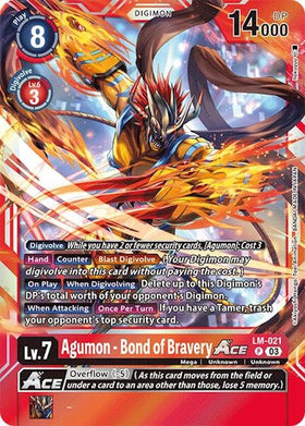 Agumon - Bond of Bravery ACE [LM-021] [Special Limited Set] Foil