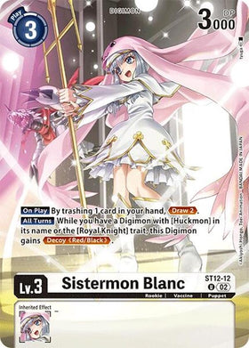 Sistermon Blanc (Alternate Art) [ST12-12] [Special Limited Set] Foil