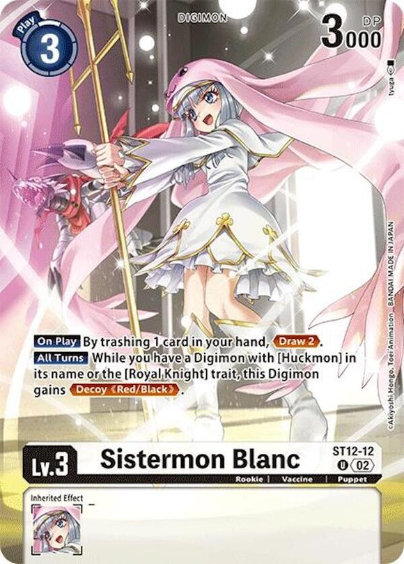Sistermon Blanc (Alternate Art) [ST12-12] [Special Limited Set] Foil
