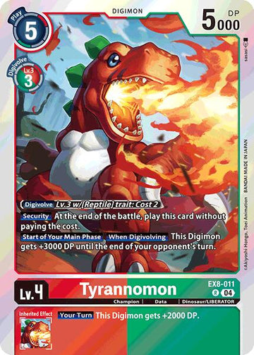 Tyrannomon [EX8-011 R] [Chain of Liberation] Foil