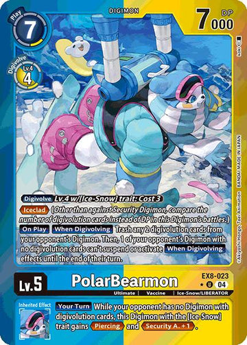 PolarBearmon (Limited Foil) [EX8-023] [Chain of Liberation] Foil