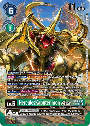 HerculesKabuterimon ACE (Alternate Art) [EX8-044] [Chain of Liberation] Foil