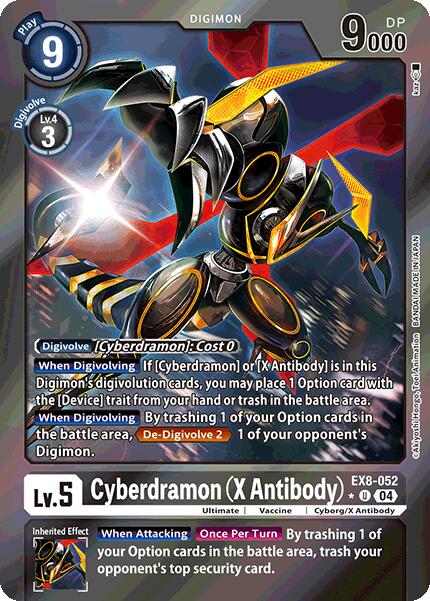 Cyberdramon (X Antibody) (Limited Foil) [EX8-052] [Chain of Liberation] Foil
