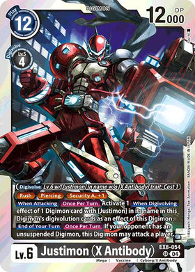 Justimon (X Antibody) [EX8-054 SR] [Chain of Liberation] Foil