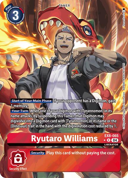 Ryutaro Williams (Alternate Art) [EX8-065] [Chain of Liberation] Foil