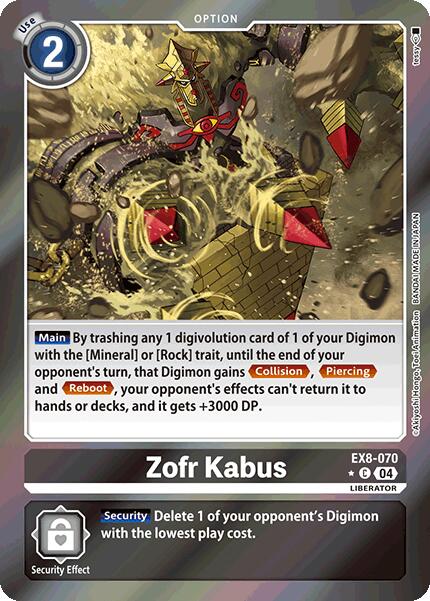 Zofr Kabus (Limited Foil) [EX8-070 C] [Chain of Liberation] Foil