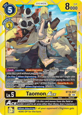 Taomon ACE [BT19-037] [Release Special Booster 2.5] Foil