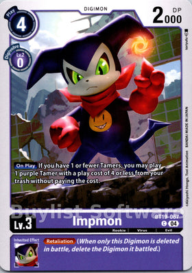 Impmon [BT19-067] [Release Special Booster 2.5]