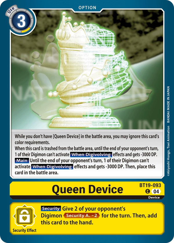Queen Device [BT19-093] [Release Special Booster 2.5]