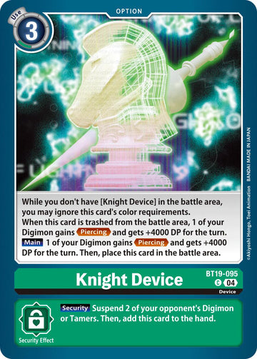 Knight Device [BT19-095] [Release Special Booster 2.5]