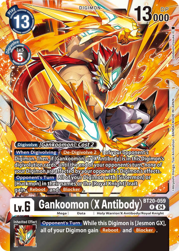 Gankoomon (X Antibody) [BT20-059] [Release Special Booster 2.5] Foil