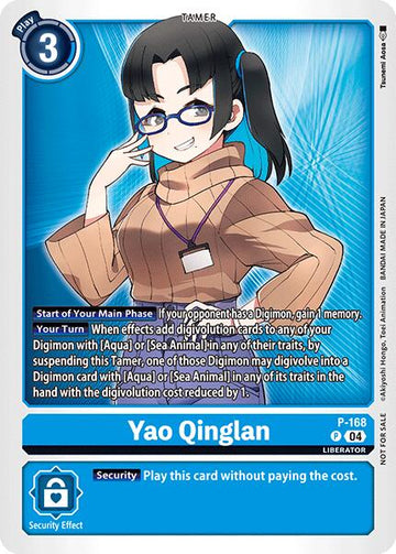 Yao Qinglan (Store Tournament 2025 Vol.1 Participation Pack) [P-168] [Digimon Promotion Cards]