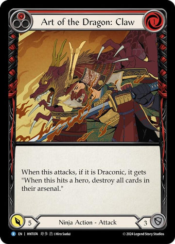 Art of the Dragon: Claw [HNT074] [The Hunted]