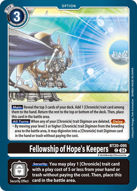 Fellowship of Hope's Keepers [BT20-095] [Release Special Booster 2.5]
