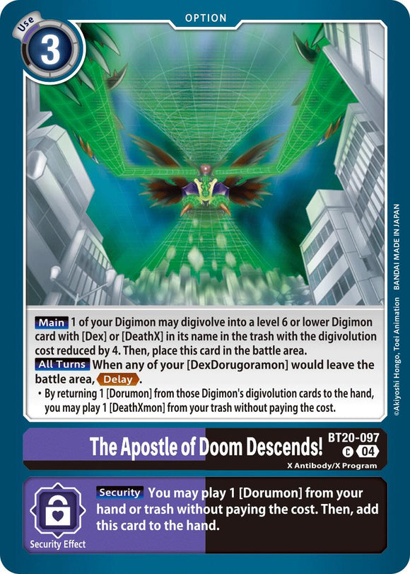 The Apostle of Doom Descends! [BT20-097] [Release Special Booster 2.5]