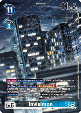 Invisimon (Alternate Art) [BT20-055] [Release Special Booster 2.5] Foil