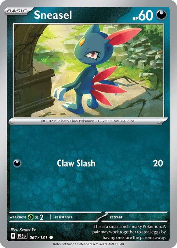 Sneasel [061/131] [Prismatic Evolutions] Reverse Holofoil