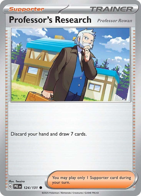 Professor's Research [Professor Rowan] [124/131] [Prismatic Evolutions] Reverse Holofoil
