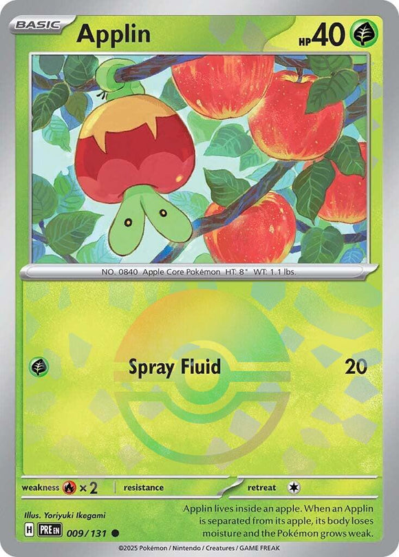 Applin (Poke Ball Pattern) [009/131] [Prismatic Evolutions] Holofoil