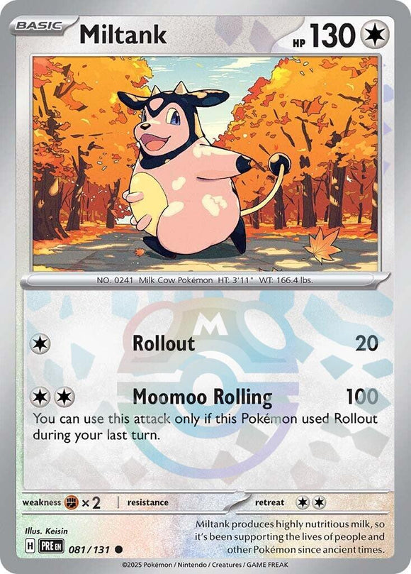 Miltank (Master Ball Pattern) [081/131] [Prismatic Evolutions] Holofoil