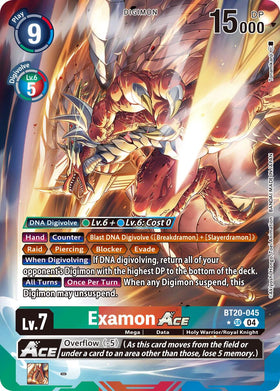 Examon ACE (Alternate Art) [BT20-045] [Release Special Booster 2.5] Foil