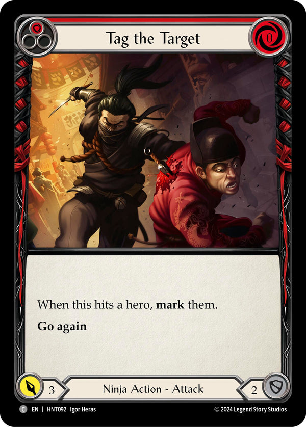 Tag the Target (Red) [HNT092] [The Hunted] Rainbow Foil