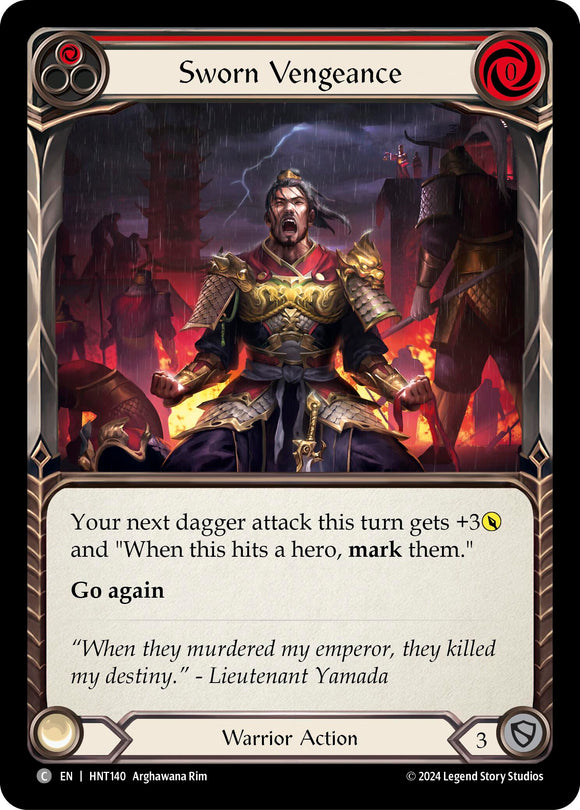 Sworn Vengeance (Red) [HNT140] [The Hunted]