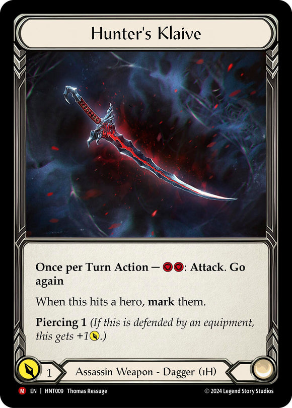 Hunter's Klaive [HNT009] [The Hunted] Cold Foil