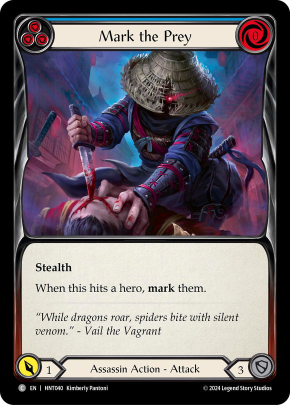 Mark the Prey (Blue) [HNT040] [The Hunted]