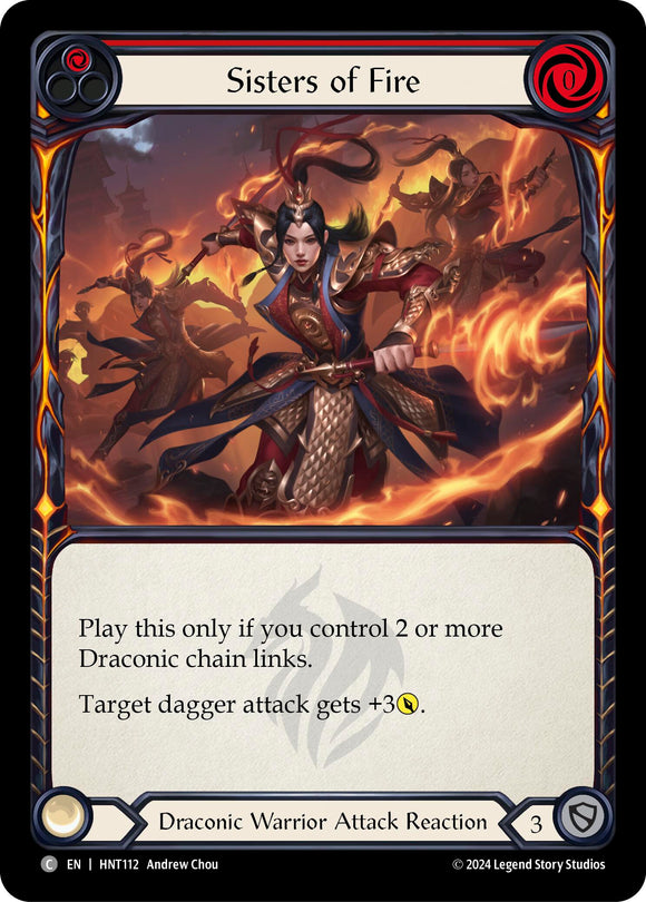 Sisters of Fire (Red) [HNT112] [The Hunted]