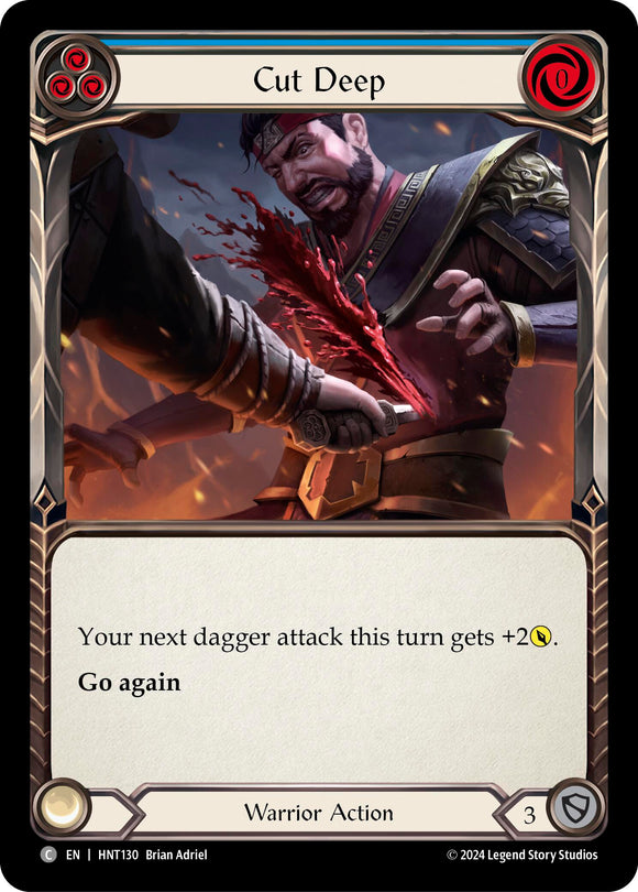 Cut Deep (Blue) [HNT130] [The Hunted] Rainbow Foil