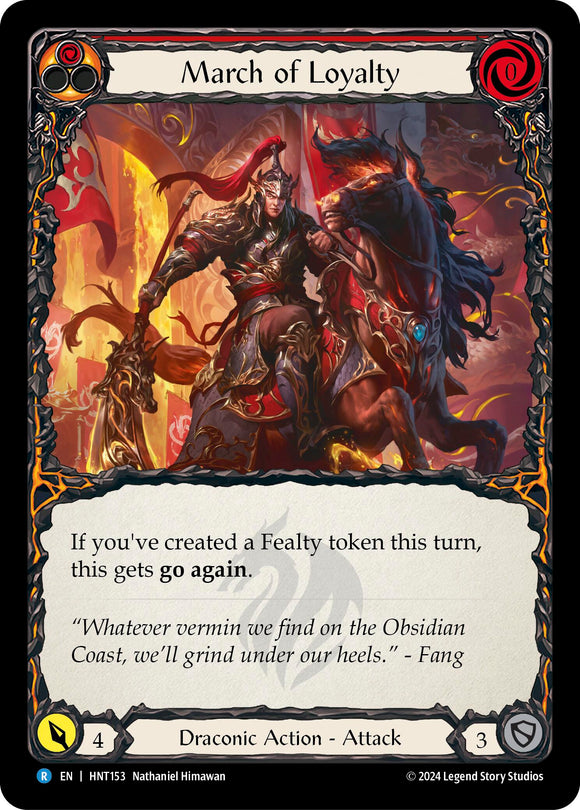 March of Loyalty (Red) [HNT153] [The Hunted]