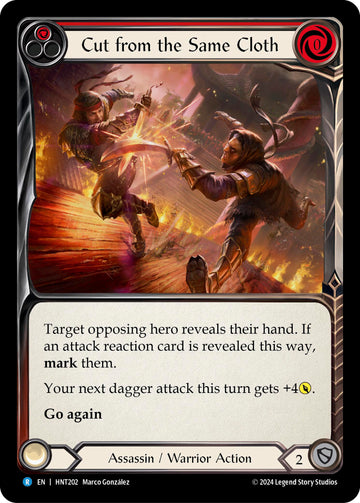 Cut from the Same Cloth (Red) [HNT202] [The Hunted] Rainbow Foil